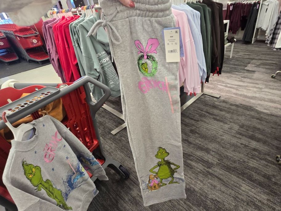 The Grinch Women's Wide Leg Graphic Pants in store