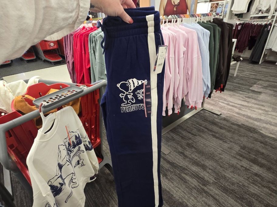 Snoopy Women's Wide Leg Graphic Pants in store