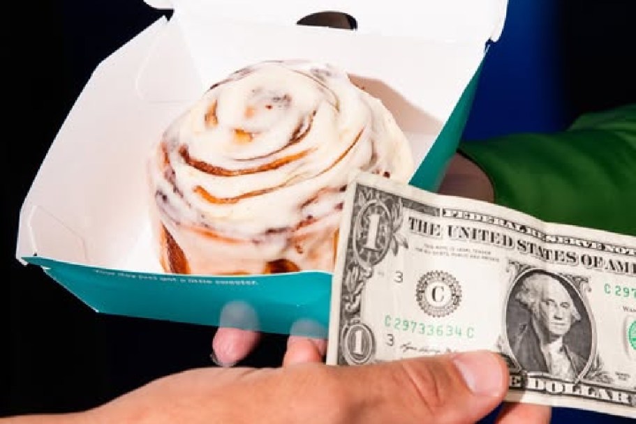 Cinnabon Classic Cinnamon Roll Just $1 on October 4th!