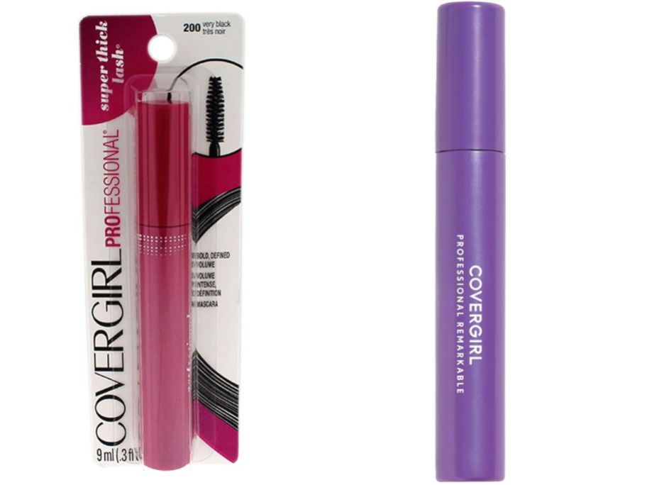 two covergirl mascaras