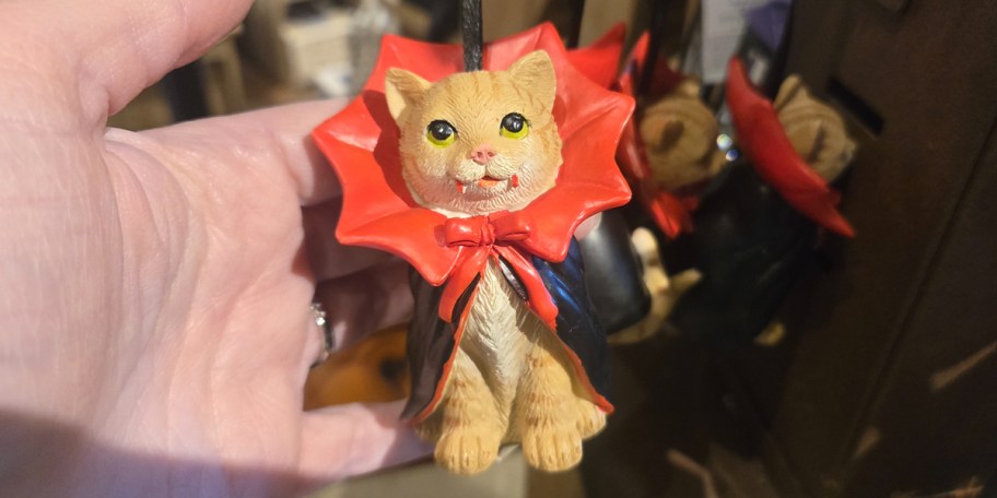 vampire cat ornament 