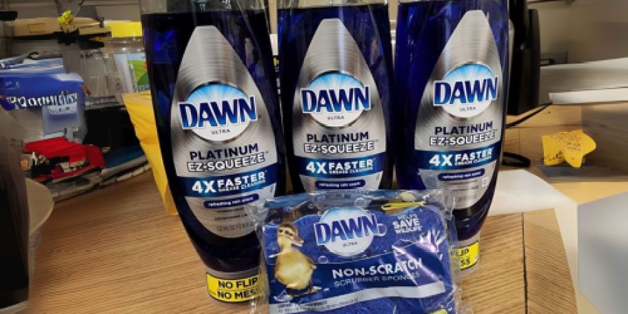 THREE Dawn EZ-Squeeze Dish Soaps & TWO Sponges Just $11 Shipped on Amazon