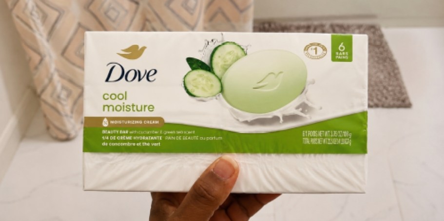 Dove Beauty Bars 6-Pack Only $5 Shipped on Amazon (UNDER $1 Each!)