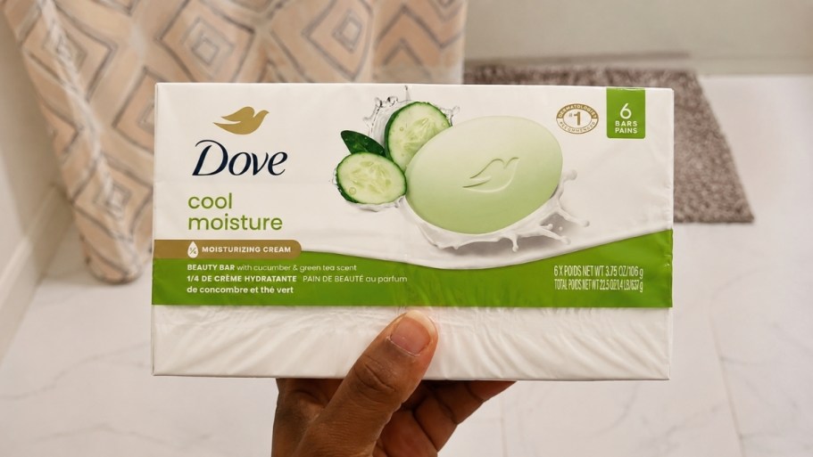 Dove Beauty Bars 6-Pack Only $5 Shipped on Amazon (UNDER $1 Each!)