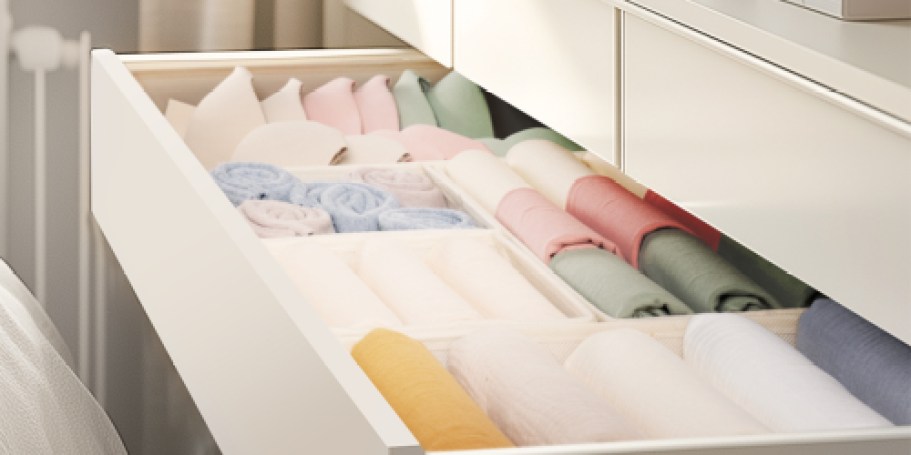 Dresser Drawer Organizer 10-Piece Set Just $13.88 on Amazon (Reg. $25)