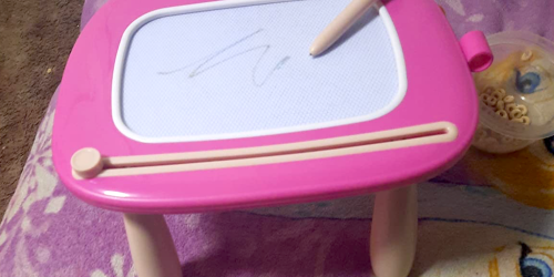 Magnetic Drawing Board Just $9.99 on Amazon (Easily Converts to Table!)