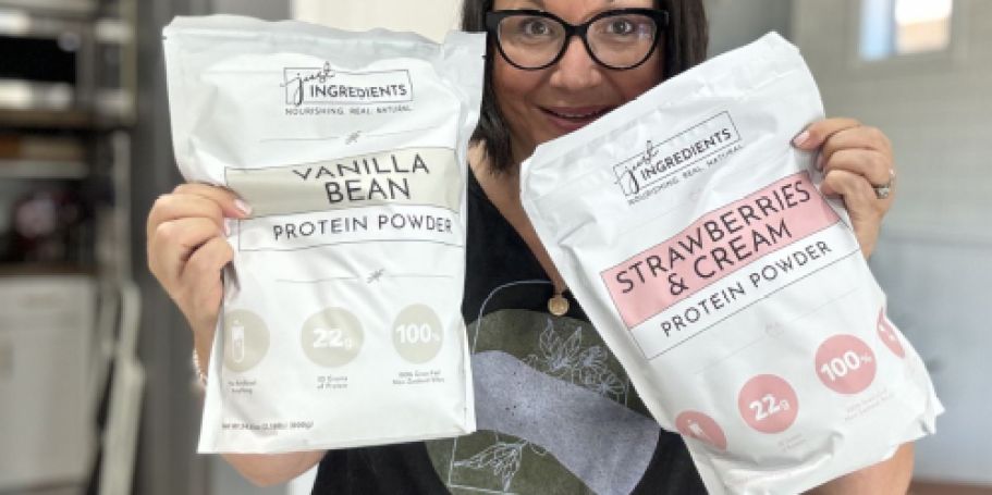 Over $20 OFF Just Ingredients Protein Powder (Rare Deal!)
