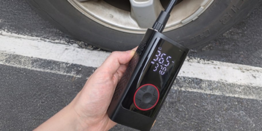 Portable Air Compressor Only $14.99 on Amazon (Reg. $30)