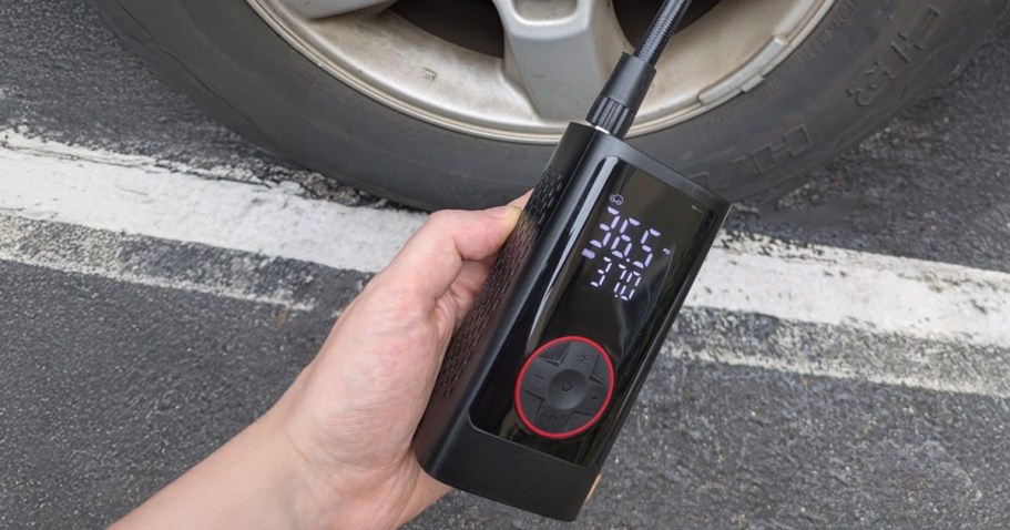 Portable Air Compressor Only $14.99 on Amazon (Reg. $30)