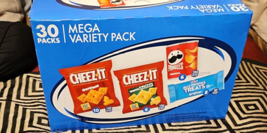 Kellogg’s Snacks 30-Count Variety Pack Just $9.72 Shipped on Amazon