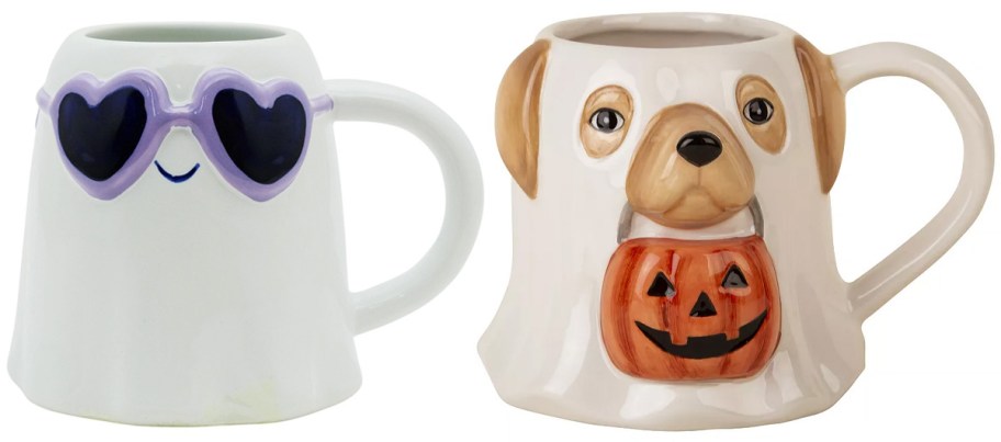 ghost and dog ghost coffee mugs