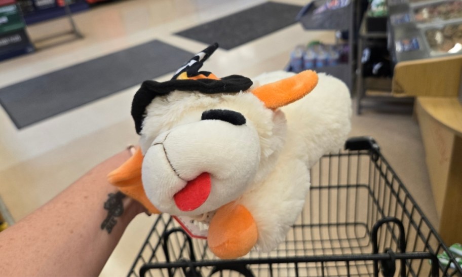 plush lamb chop dog toy