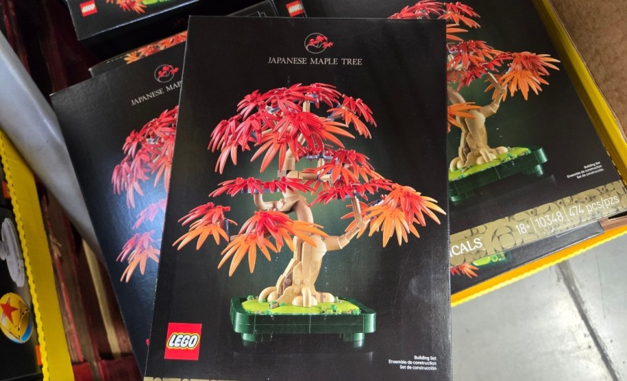 a lego japanese maple building set