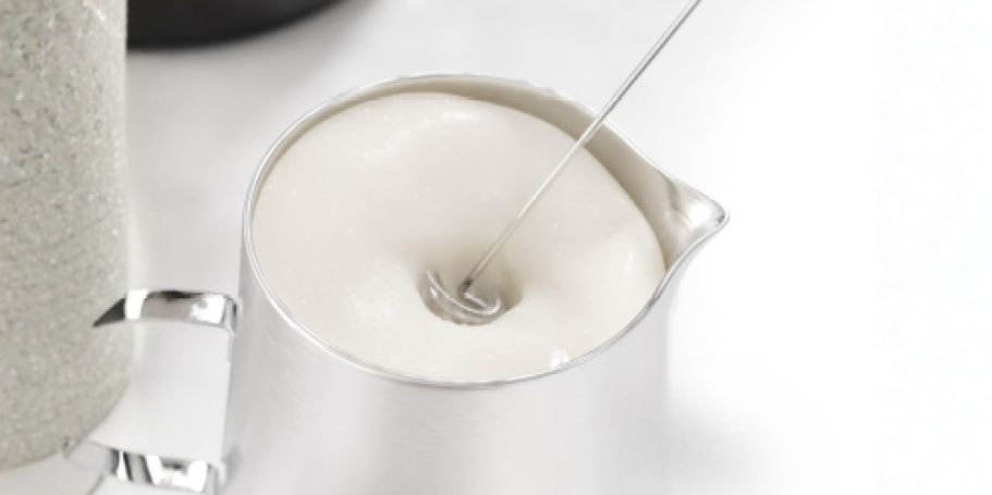 Handheld Milk Frother Only $3.99 on Amazon (Reg. $7)
