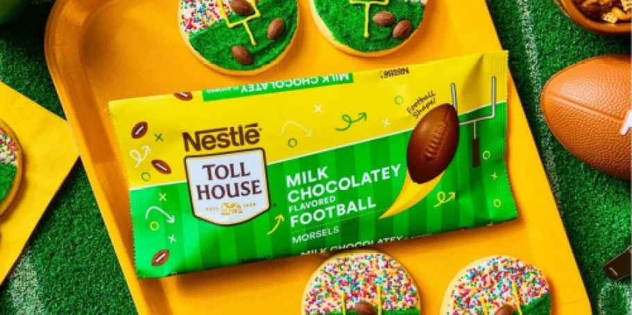 Nestle Chocolate Football Morsels Spotted at Walmart (Great for Game Day Treats!)