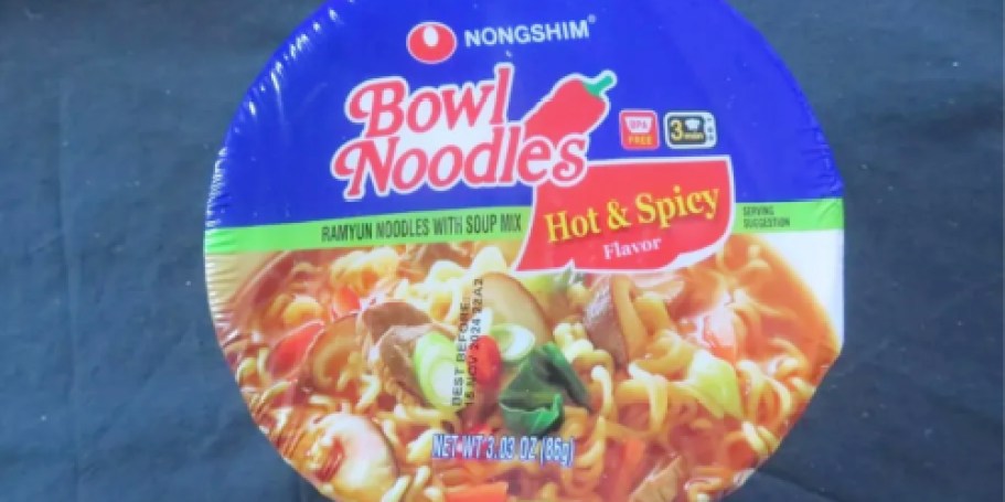Nongshim Ramen Noodles 6-Pack Only $4.50 Shipped on Amazon