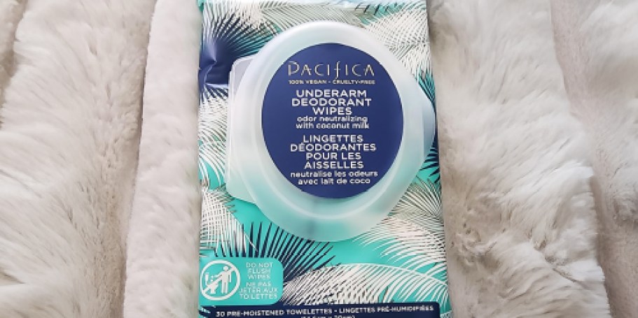 Pacifica Deodorant Wipes Just $4.48 Shipped on Amazon (Regularly $9)