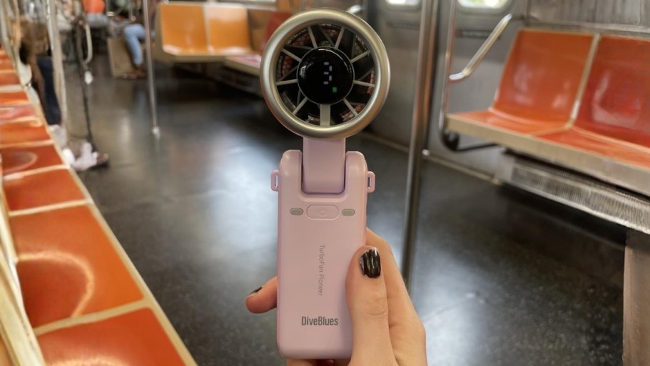 Portable 5-Speed Turbo Fan from $9 on Amazon (Reg. $19)