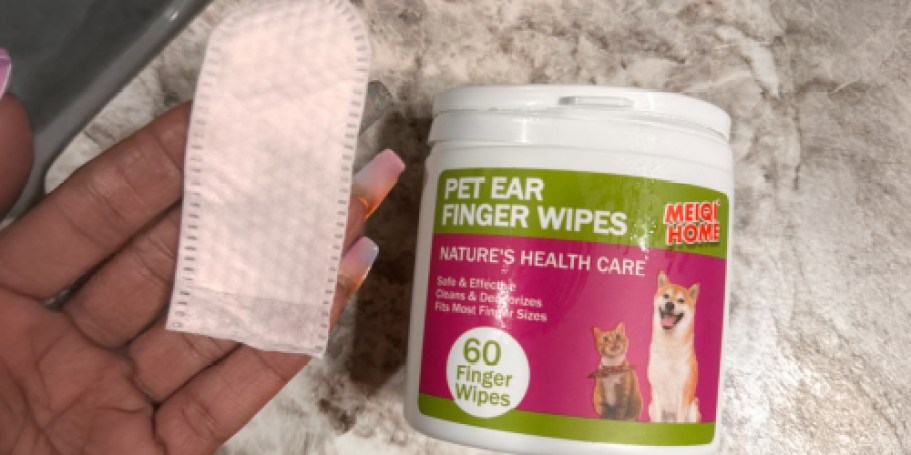 Pet Ear Cleaning Wipes 60-Count Only $3.60 Shipped on Amazon