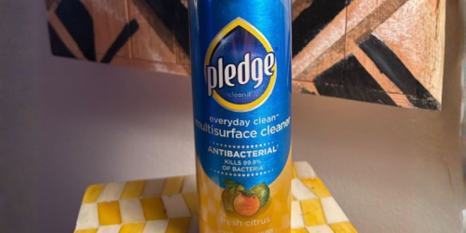 Pledge Antibacterial Multisurface Cleaner Only $3.75 Shipped on Amazon (Reg. $7)
