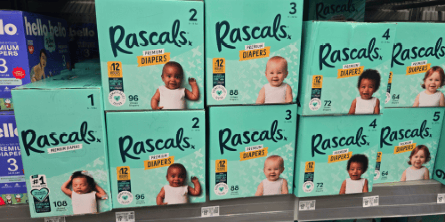 Walmart’s Popular Rascals Premium Diapers Just Got Cheaper