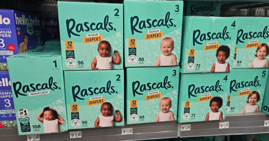 Walmart’s Popular Rascals Premium Diapers Just Got Cheaper
