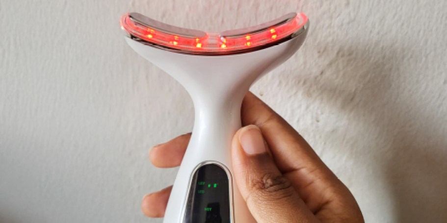Heated & Massaging Red Light Therapy Wand Just $9.97 on Amazon (Reg. $40)