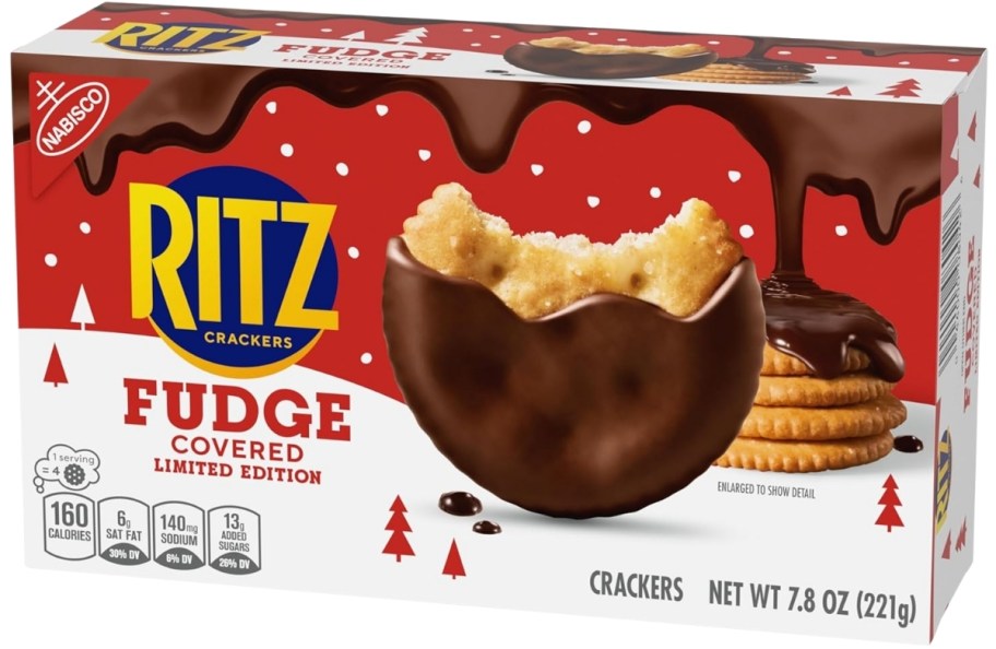 a box of fudge covered ritz crackers