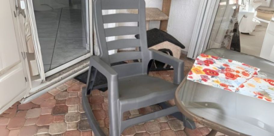 Resin Patio Rocking Chairs Just $19.99 at Lowe’s (Regularly $50)