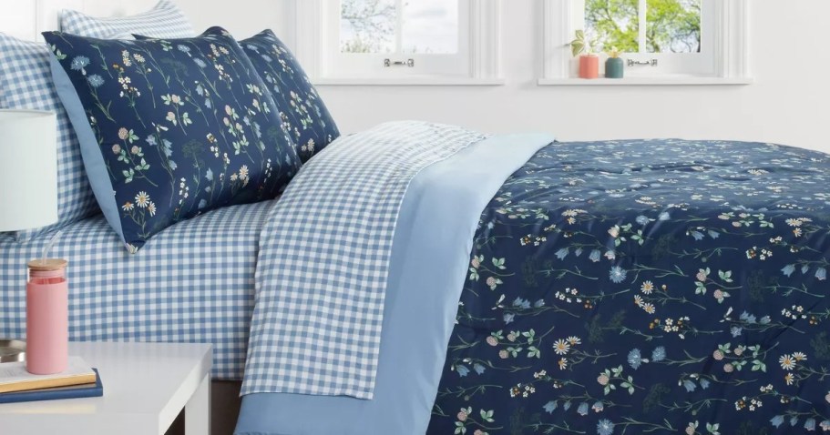 40% Off Target Bedding | 5-Piece Comforter Sets for $24 & More