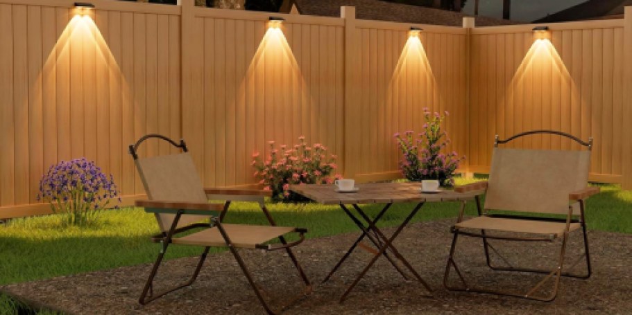 Solar Fence Lights 12-Pack Just $24.99 Shipped on Amazon (Reg. $50)