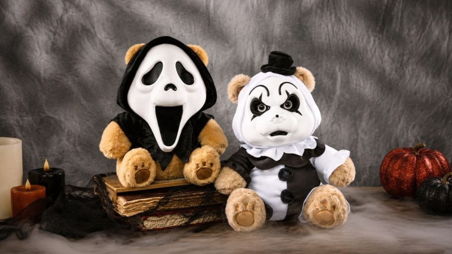 snuggly slashers teddy terrors plush bears