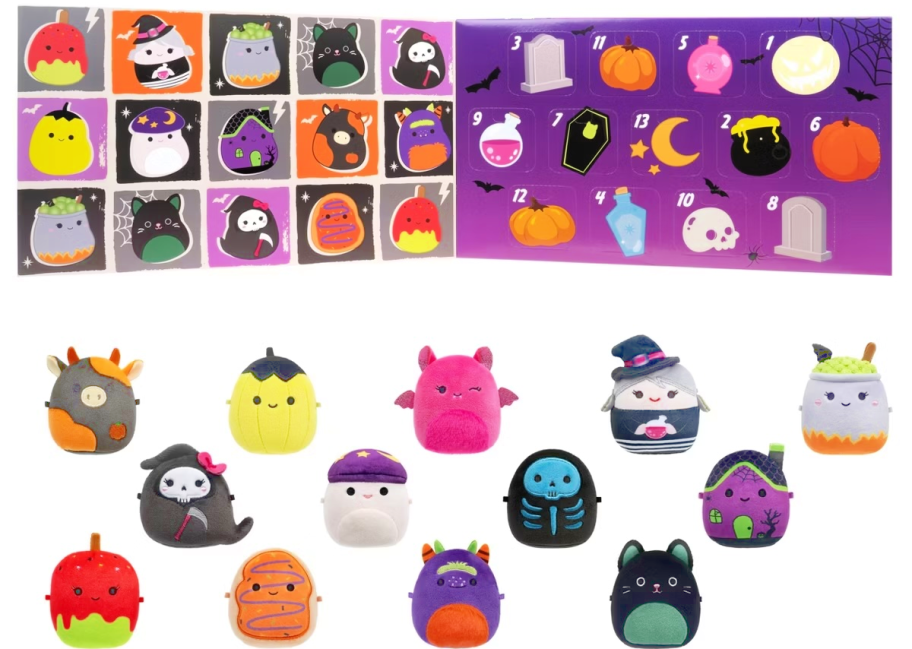 mini squishmallows hallloween calendar