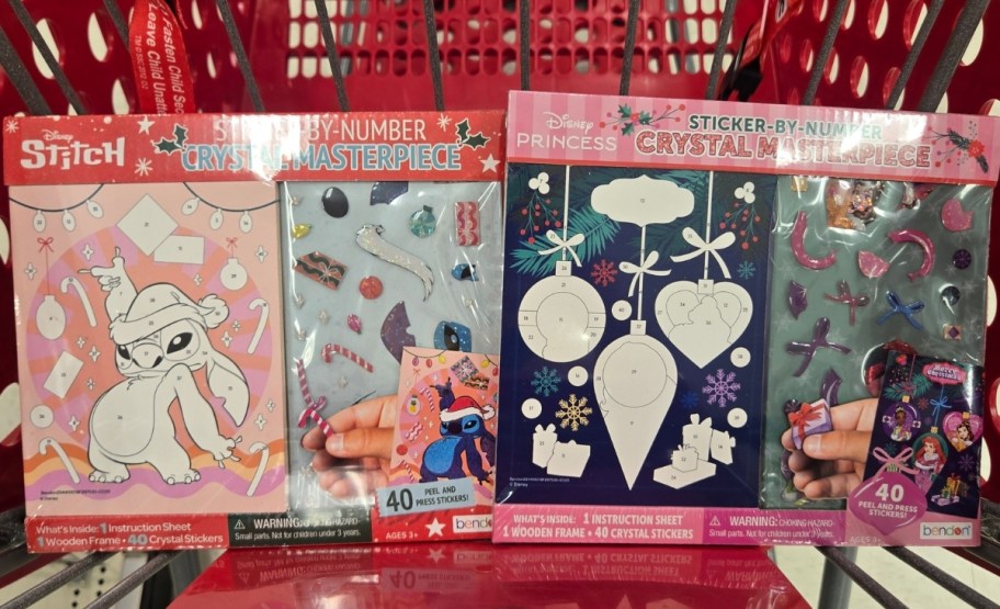 stitch and disney princess crystal activity kits