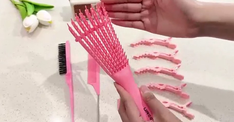 hair brush set