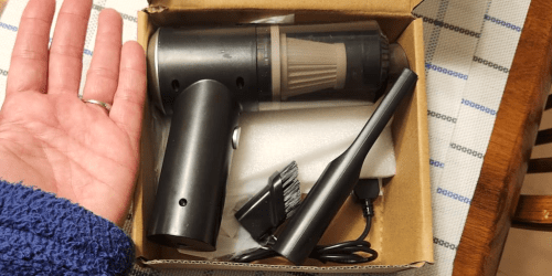 Portable Mini Vacuum Only $11.99 on Amazon | Great for Vehicles, Keyboards & More