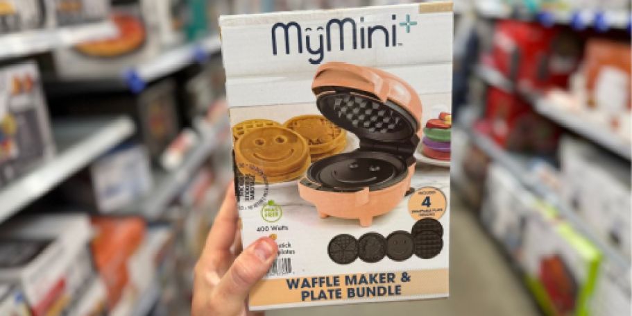 Mini Waffle Maker w/ 5 Interchangeable Plates Only $19.98 on Walmart.com