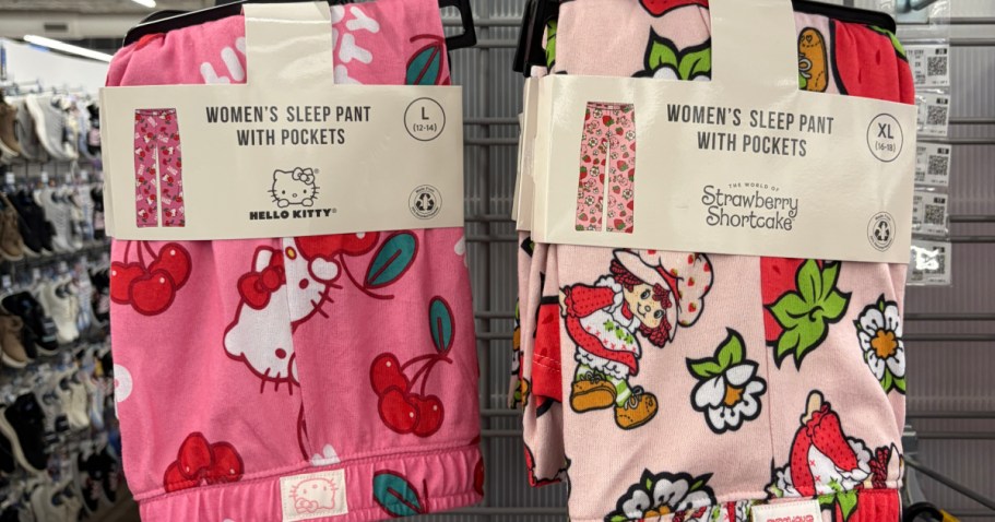 NEW Women’s Disney & Character Pajama Pants at Walmart