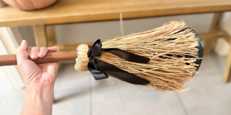 This Floating Witch Broom is a Must-Have for Halloween!
