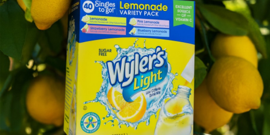 Wyler’s Light Lemonade Singles 40-Count Only $5.56 Shipped on Amazon
