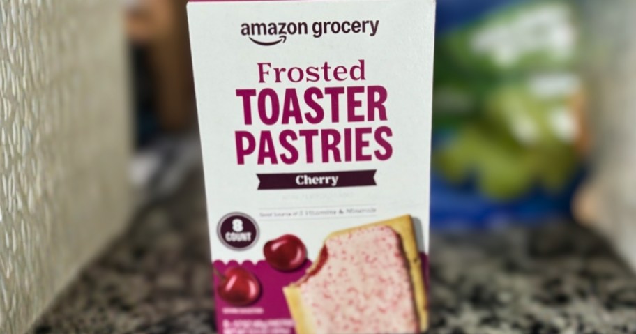 a box of Cherry amazon grocery toaster pastries