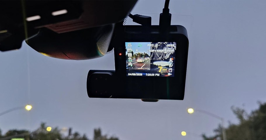 3-Channel Dash Cam w/ Night Vision Just $49.99 Shipped on Amazon (Reg. $170)