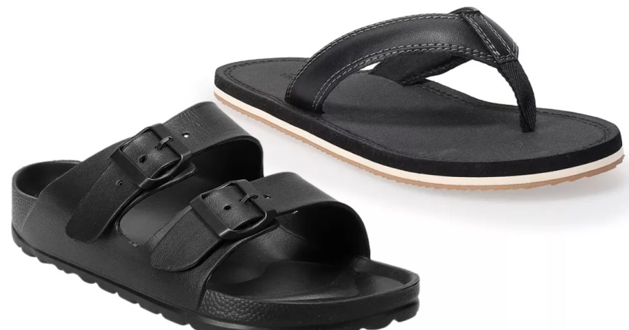 two men's sandals