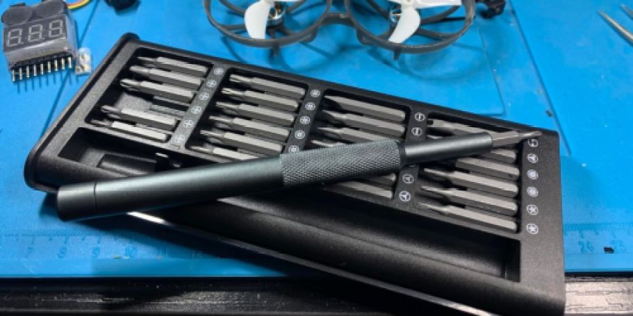 Precision Screwdriver Set Just $5.99 on Amazon (Includes 24 Bits for Any Project!)