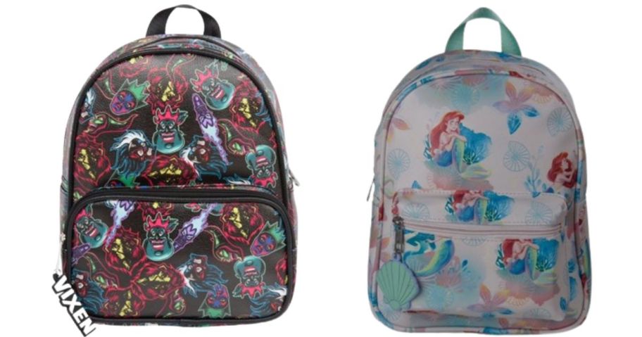 Accessory Innovations 10.5 Disney Villains and little mermaid Mini Backpack