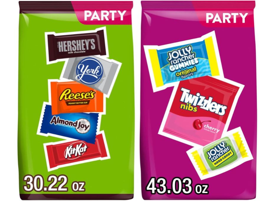 2 large bags on candy