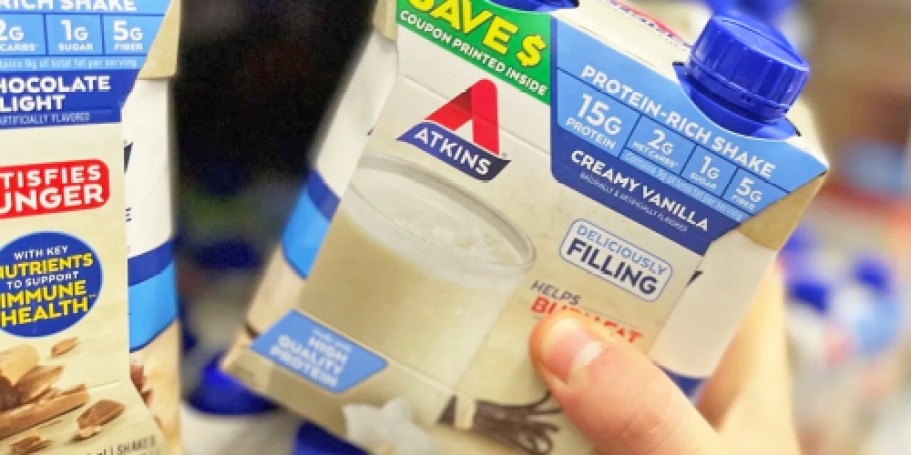 Atkins High Protein Shakes 24-Count Only $27.70 Shipped on Amazon