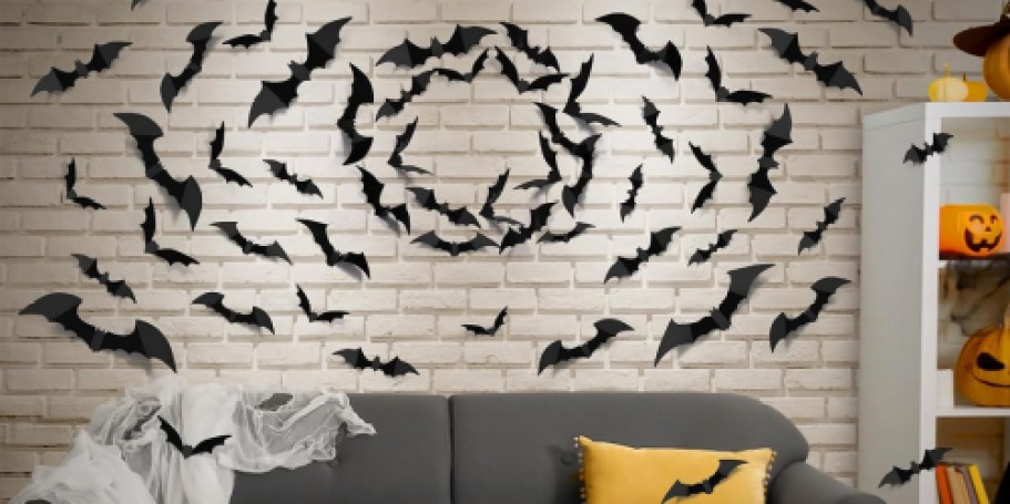 100-Piece Halloween Bat Wall Decor Only $3.99 on Amazon (Reg. $9)