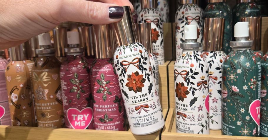 Bath & Body Works Room Sprays Just $3.25 (Reg. $9) – Today Only