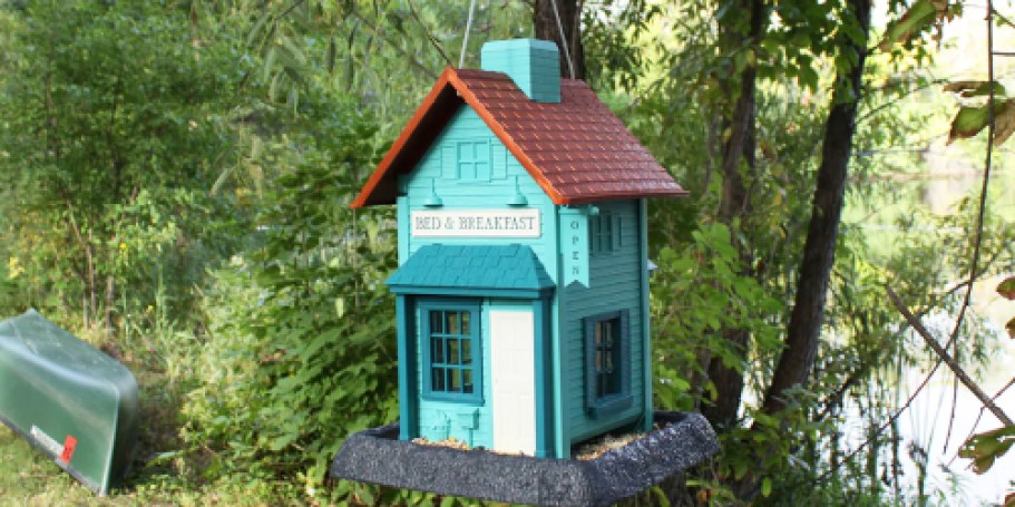 Fun Bird Feeders Just $16.75 on Lowes.com (Reg. $28) | Bed & Breakfast, Lighthouse, & More